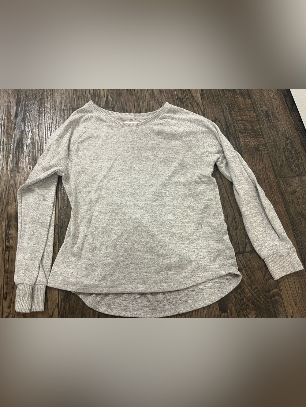 Karen Neuburger Live Love Lounge Heather Gray Pullover Sweater